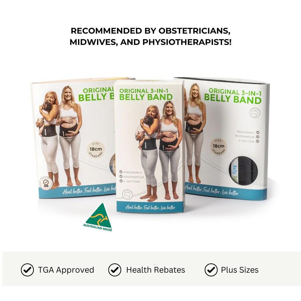 Support Band Belly Bands 3-in-1 Pregnancy Support Band | Blueberry – Blueberry Therapy
