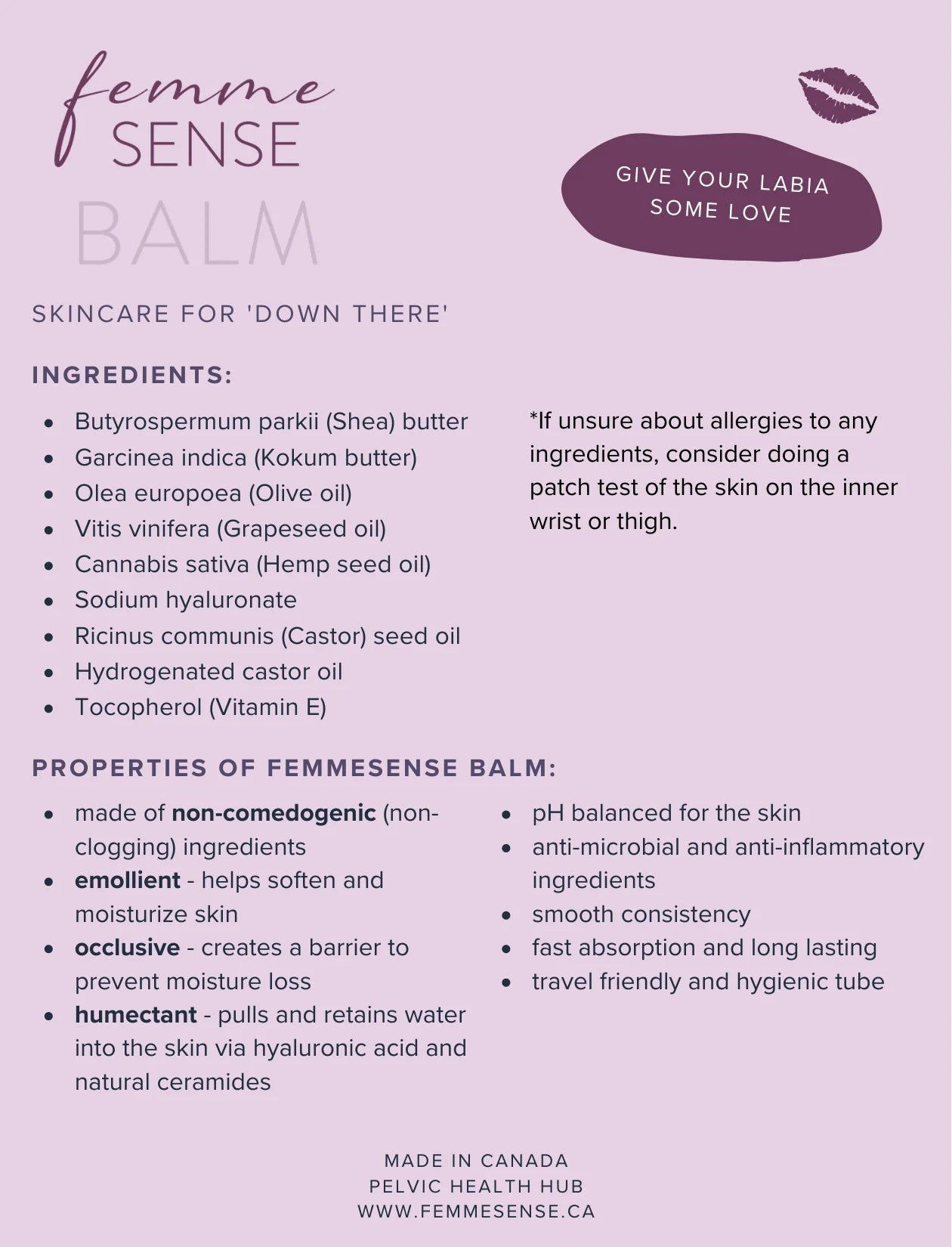 Femme Sense Balm