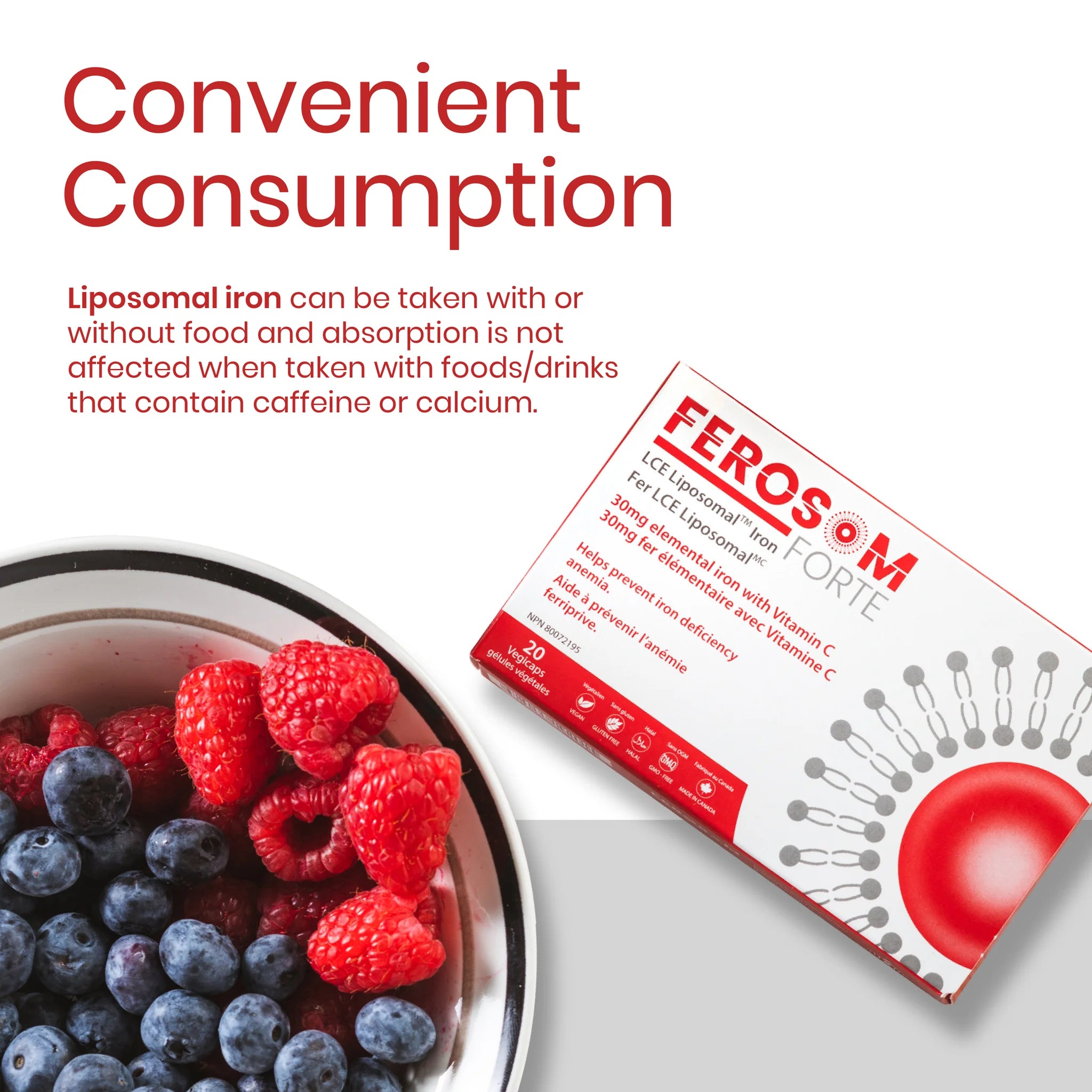 Ferosom Forte - LCE Liposomal Iron Capsules