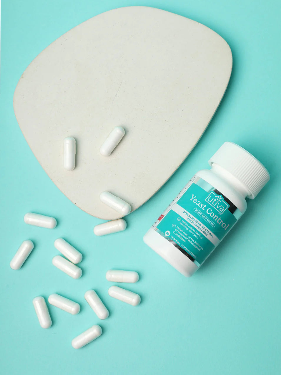 Utiva Yeast Control (Boric Acid Suppositories)